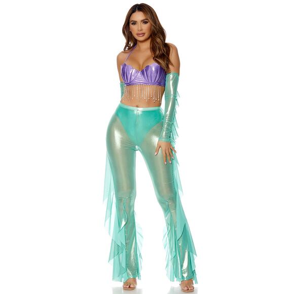 NEW Forplay Sea Me Sexy Mermaid Costume Size Small Medium - Picture 3 of 8